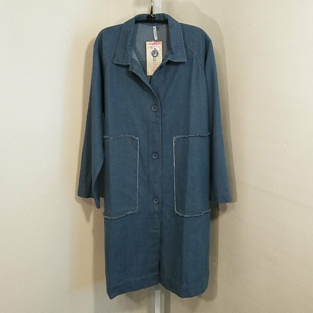 DENIM SPRING COAT